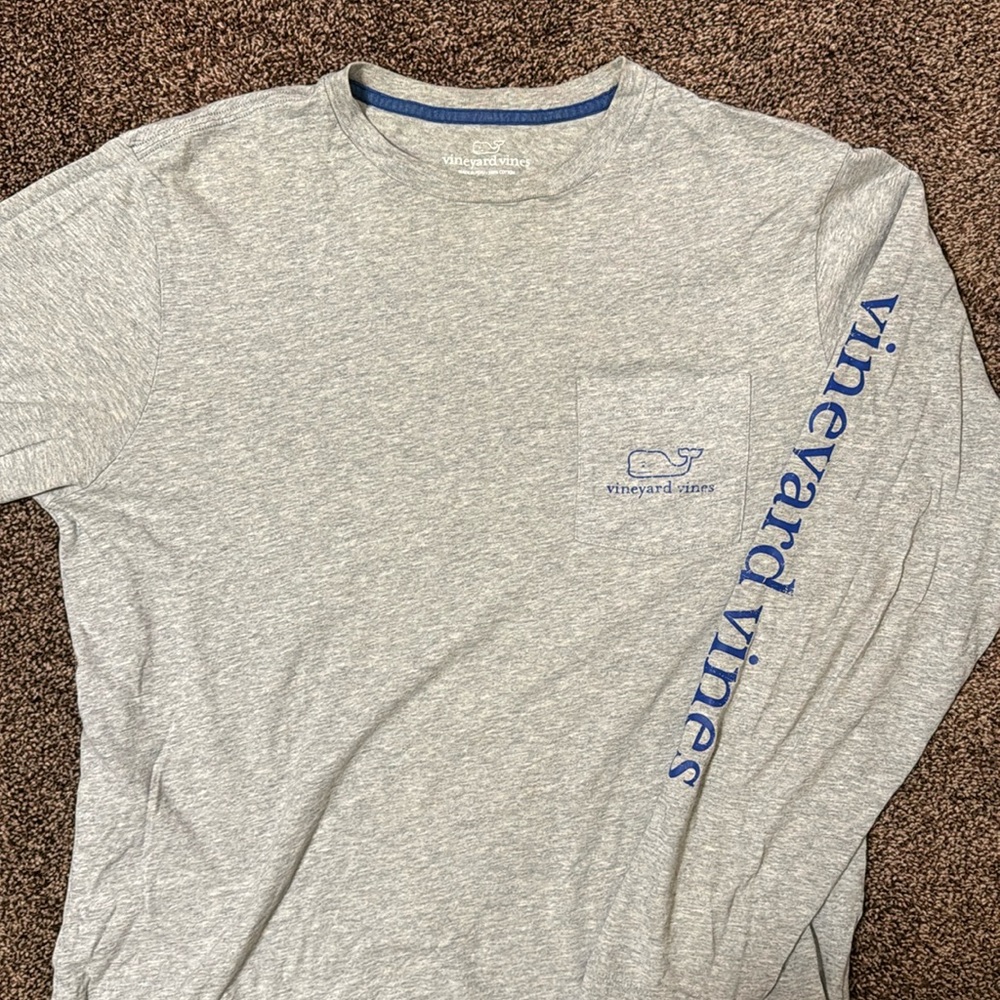 grey vineyard vines longsleeve tee